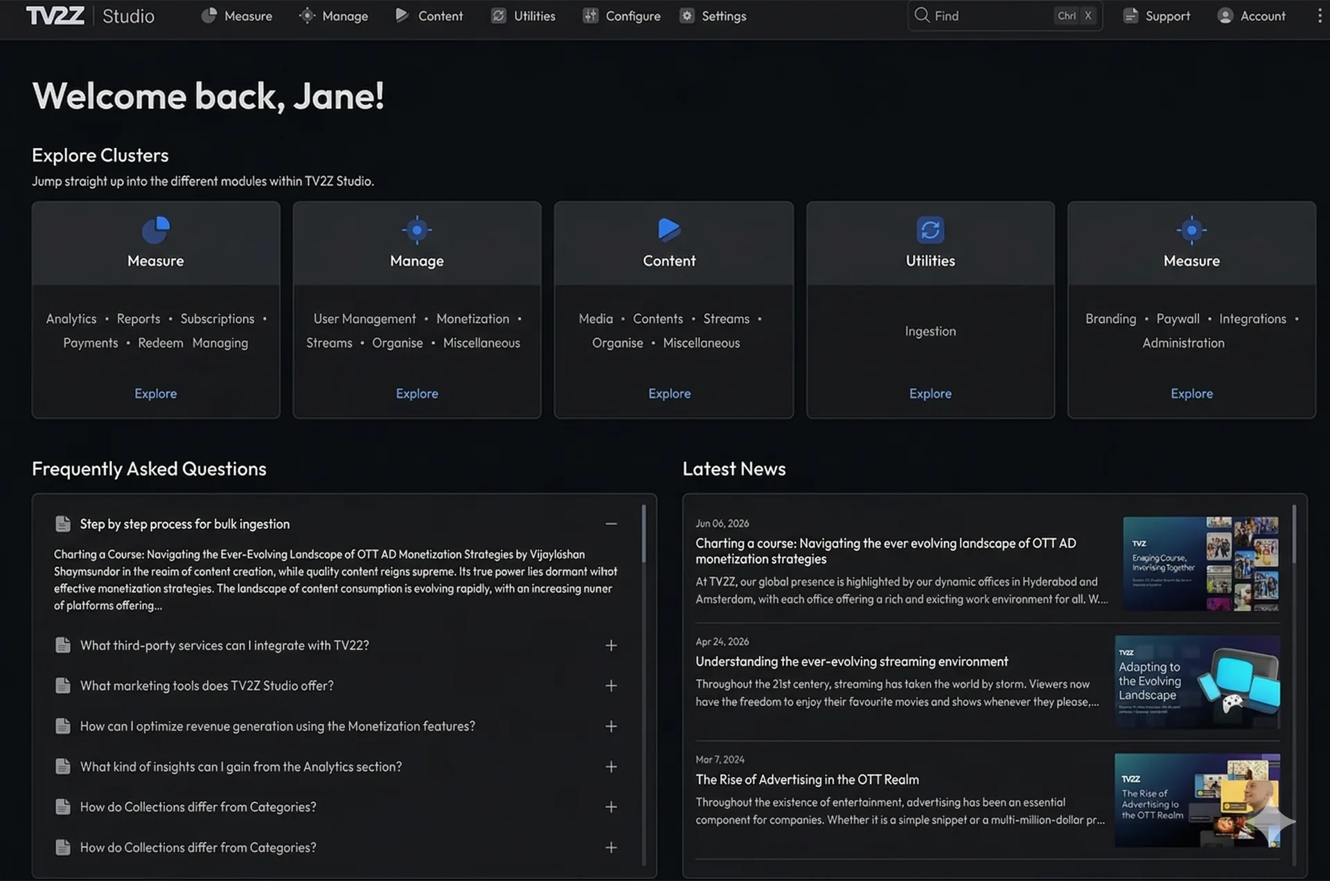 TV2Z platform preview